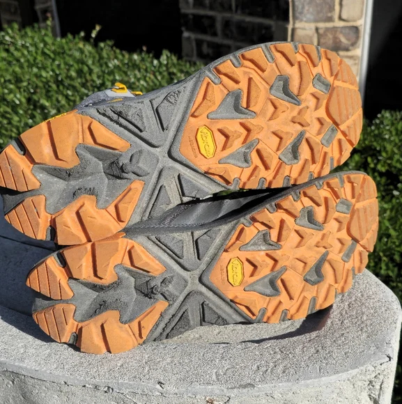 Hoka Men's Shoes - Gray and Orange 12D - Picture 7 of 9